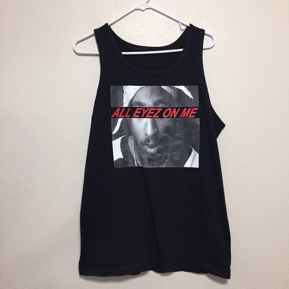 Unbranded Other - Men's Med Tupac All Eyez On Me Custom Rap Tank Top